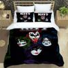 KISS Rock Band Bedding Set,Single Twin Full Queen King Size,KISS Music Bed Set Kid Bedroom Bedding Sets