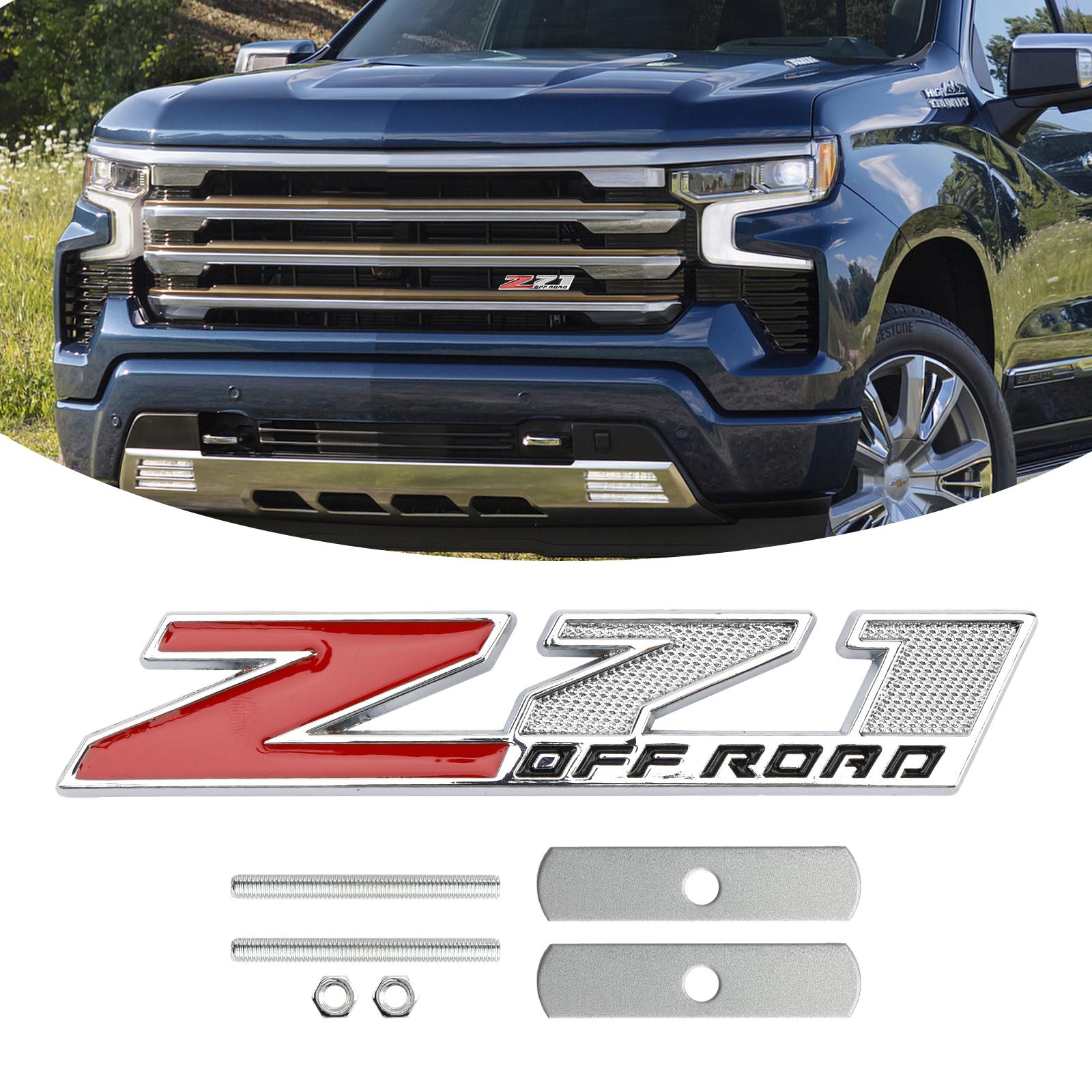 

Z71 OFF ROAD Front Grille Emblem Decal Badge for Silverado Sierra