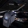 2Pcs 20A 12V Blue LED Lighted Waterproof Rocker Switches Marine Boats Rocker Switches 5 Pin Toggle Switches Enduring