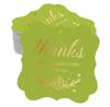 Inkdotpot Real Gold Foil Thanks For Celebrating With Us Bridal Shower-Baby Shower-Retirement-Wedding-Birthday Tags