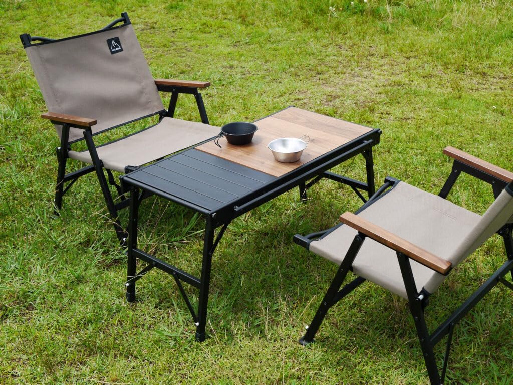 RATELWORKS STORAGE COMPACT Ideal for Outdoor and Made of Natural Wood and Durable This Compact Chair Offers Compact Storage In Black CHAIR, Camping,