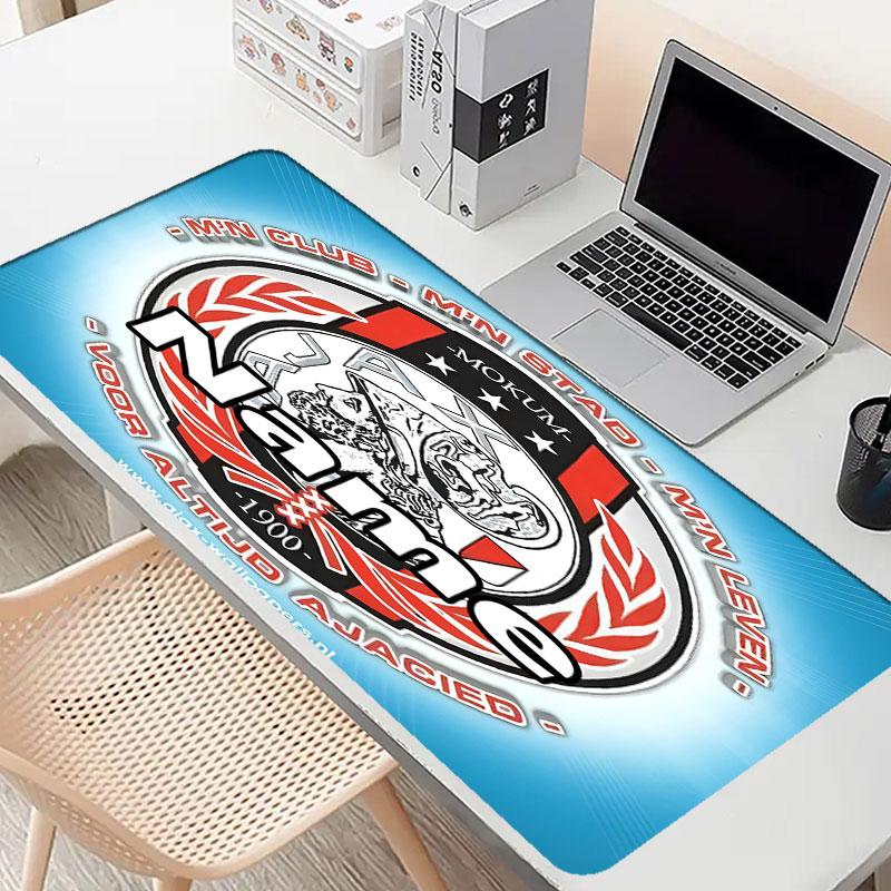 Custom Name Personalized Ajax Pattern Mousepad, Laptop PC Desk Mat, Decorative Desk Mat for Home Keyboard Pad Gift