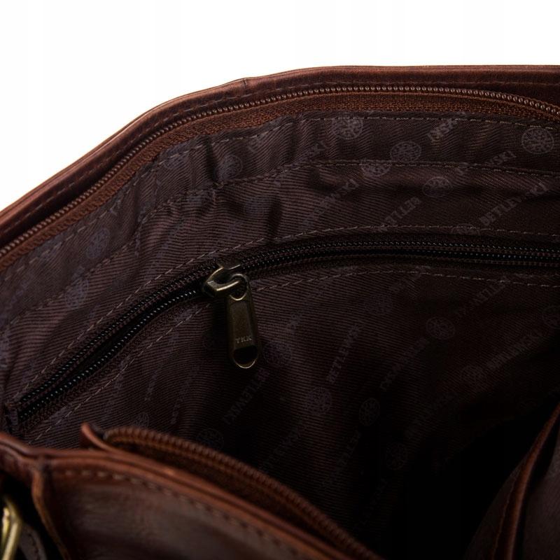 TBS-311 BROWN VINTAGE Men' Bag + CERTIFICATE