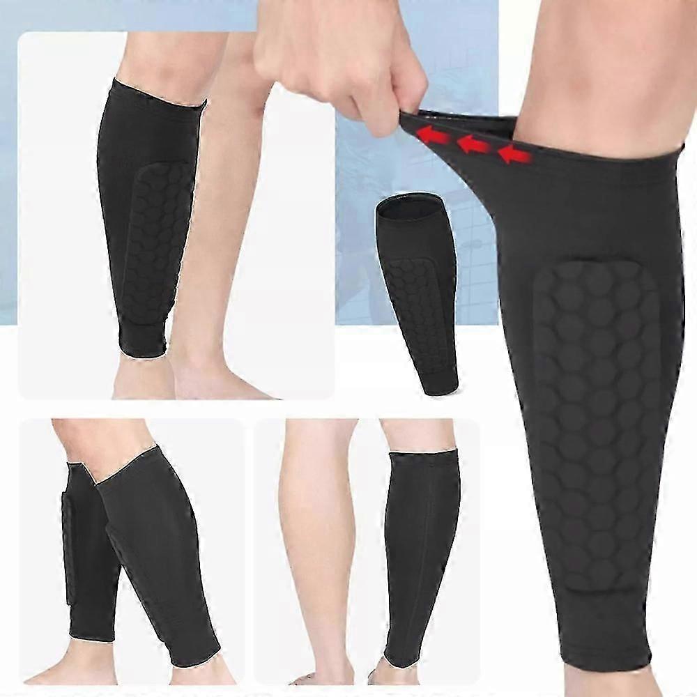 Shin Defender KidsShindefender Compression Sleeve with Honeycomb Pads