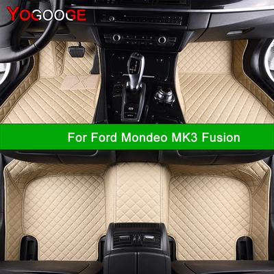 Car Floor Mats For Ford Mondeo MK3 Fusion 2000-2006 Auto Carpets Foot Coche Accessorie