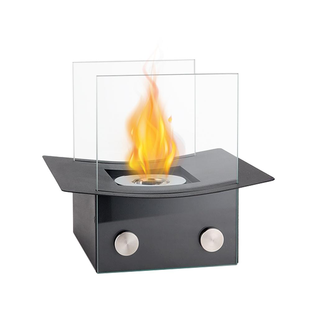 Small Portable Garden Fireplace Mini Ethanol Tabletop Fireplace Enjoy Gathering Time (EU US Stock)