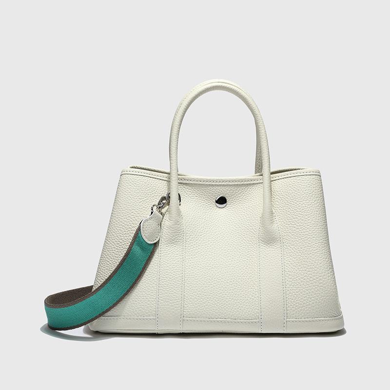 New Leather Garden Bag Fashion First Layer Cowhide Women's Bag Versatile Large Capacity Women's Handbag Pure Leather Tote Bag