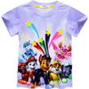 Spring Children, Cartoon Digital Printing Set, Children'S Short-Sleeved Loungewear Set 9072