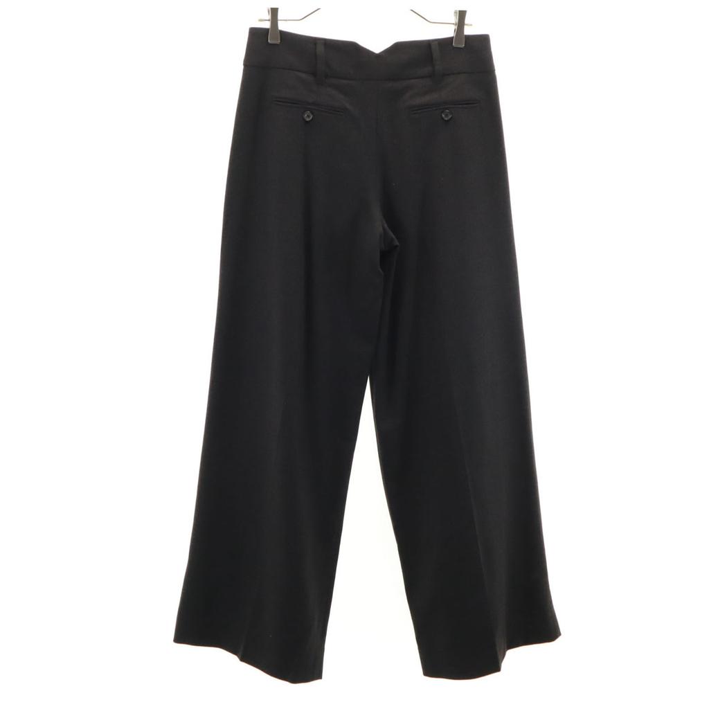 S Max Mara tack Wide pants 40 Charcoal gray Women Used