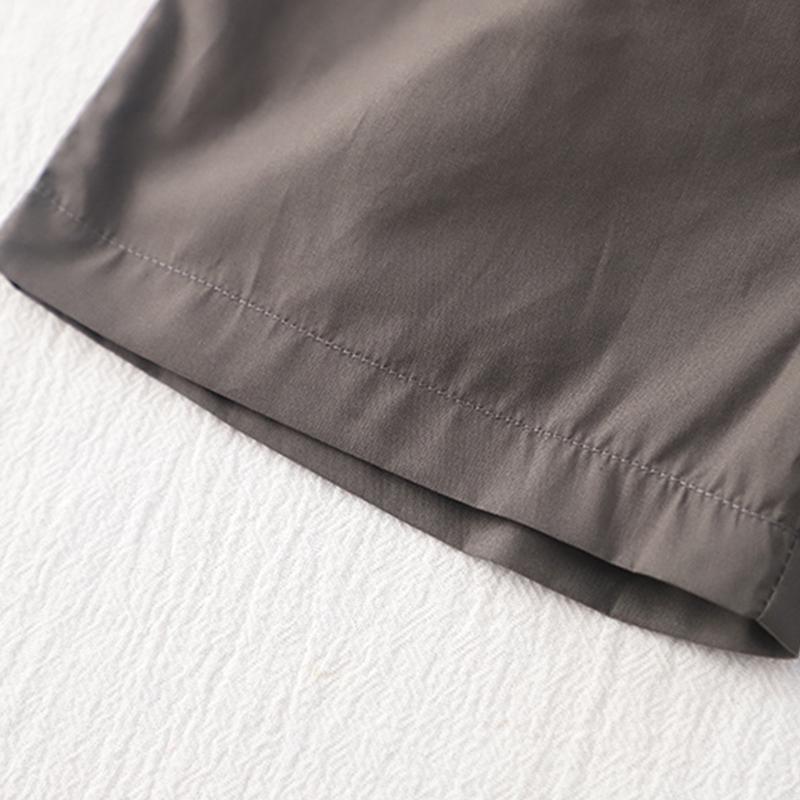 Boys' 2-Piece Cotton Set - Blue Short Sleeve Striped Shirt + Casual Shorts - High-Quality Casual Outfit -S-XXL