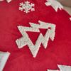 INS Style Throw Pillowcover Christmas Tree Cushion Cover Velvet Christmas Pillowcase  Sofa/Bed