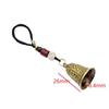 Rope Keychain Lanyard Keyring Chinese Style Vintage Six-word Mantra Bell Keychains Tibetan Buddhism