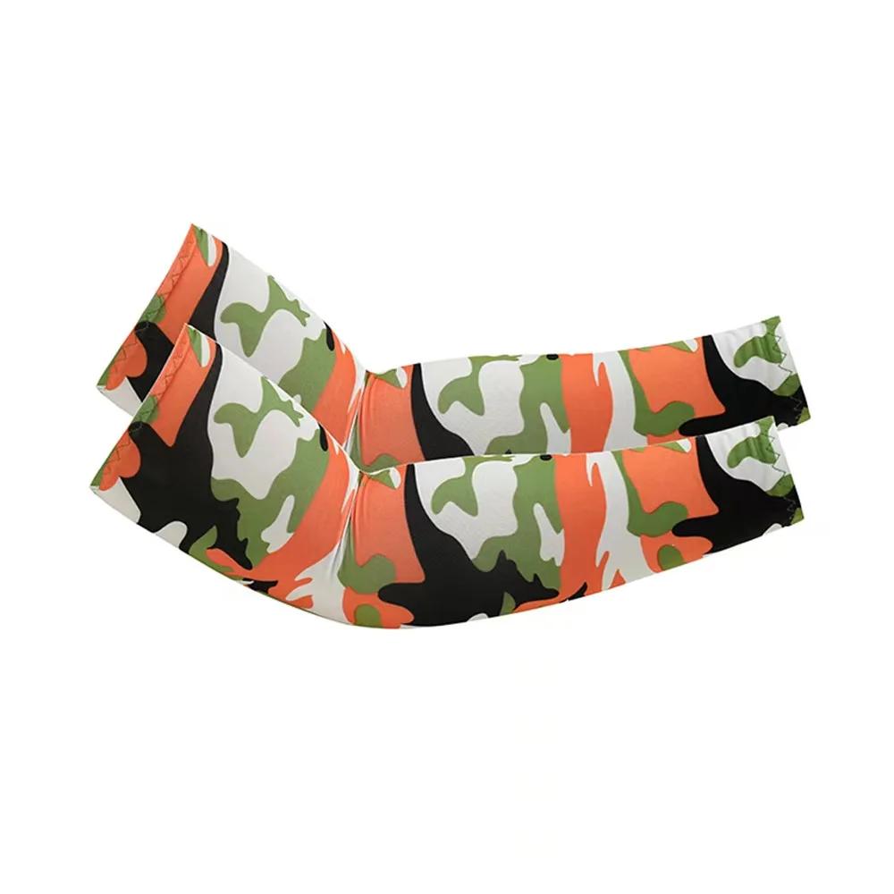 2Pcs Arm Sleeves Warmers Sports Sleeve Sun UV Protection Hand Cover Cooling Warmer Running Fishing Cycling