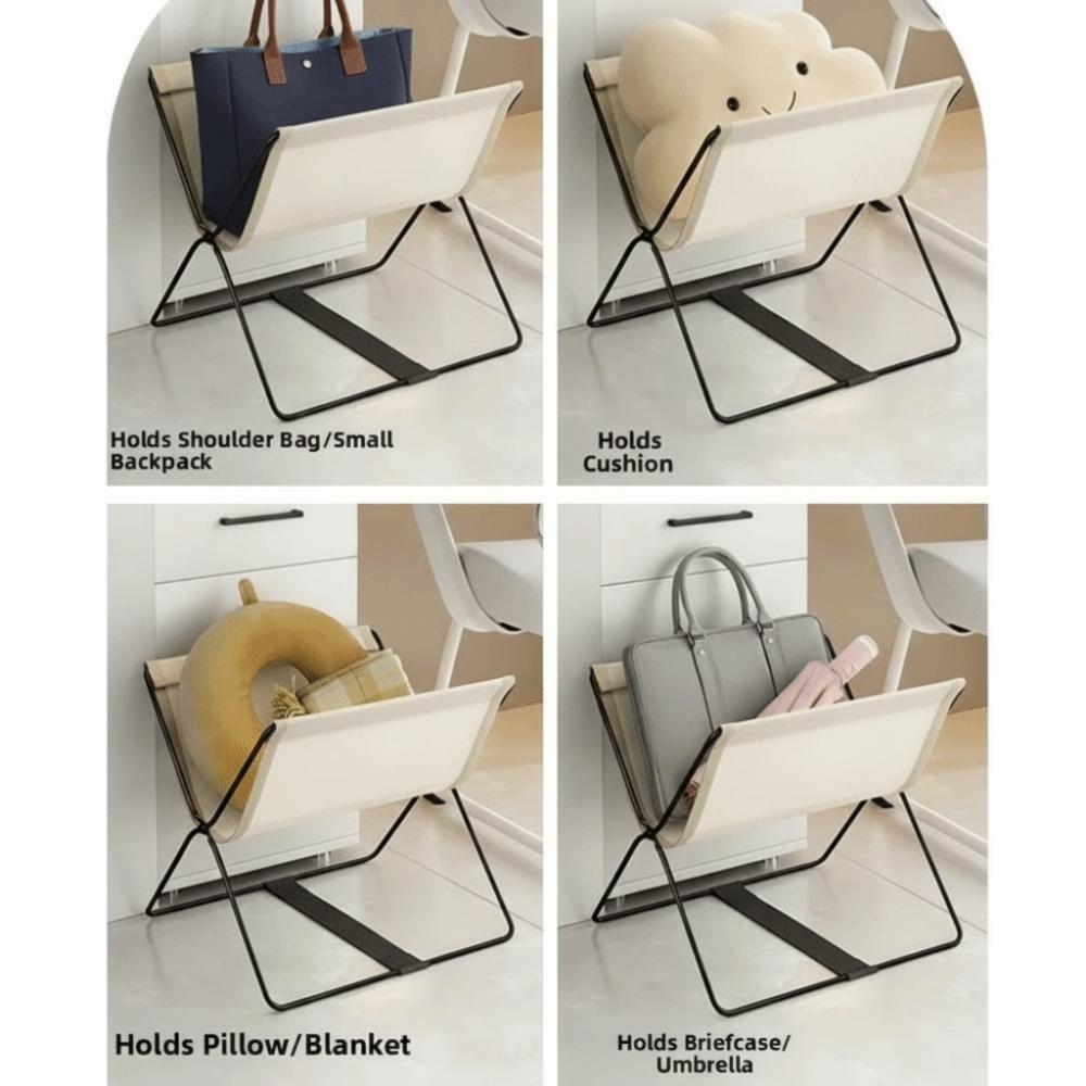 Foldable Storage Basket Multifunctional Clutter Organizer Nordic Bags Storage Racks Home Decor