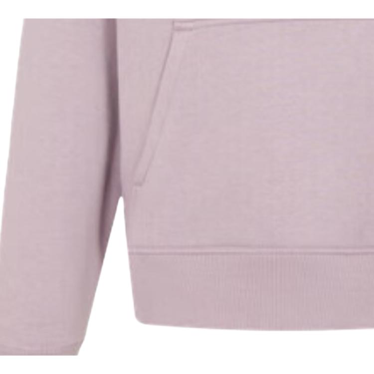 Calvin Klein Lässiger minimalistischer bestickter Buchstaben einfarbiger Hoodie Damen Sweatshirt Helllila 40WH100-NRV