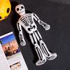 40/80cm Szkielet Boże Narodzenie Koszmar Pluszowa Zabawka Szkielet Pluszowa Lalka Halloweenowa Dekoracja Makietka Dziecięcy Prezent na Halloween