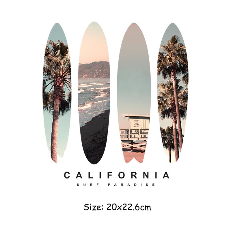 Aufnäher zum Aufbügeln, natürliche Landschaft, Transferaufkleber, waschbar, neue Mode, T-Shirt, Jeans, Dekoration, DIY, Wärmeübertragung, Thermotransfer