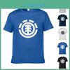 Premium Cotton Blend Short Sleeve T-shirt With Element Printing For Men Unisex