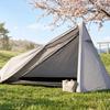 ATEPA Solo Single Pole Usable with Trekking Ultralight Double Layer 210T Ripstop Water Pressure Resistance 3000mm Tent, Tent, Poles, 0.9kg,