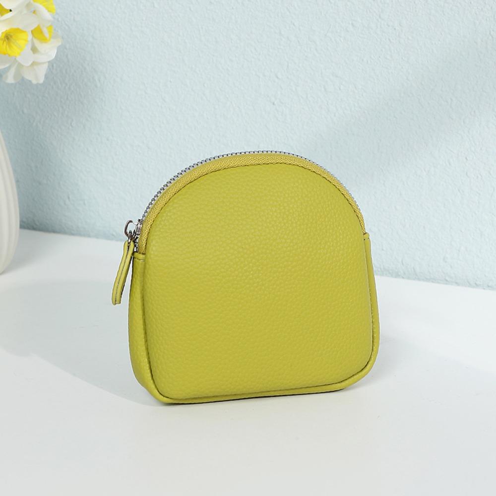 New PU Leather Women Short Wallet Solid Color Large Capacity Coin Purse Zipper Design Card Bag Holder Women Men