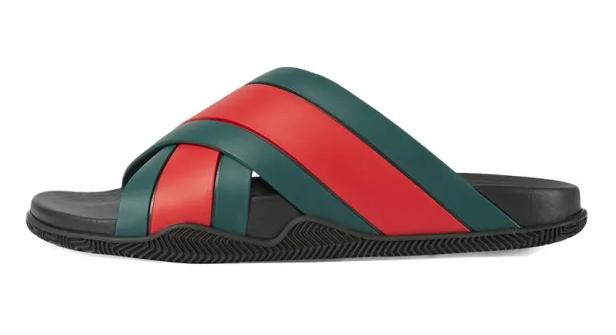 

GUCCI flip flops red and green Men s 630326 J8700 8460 39