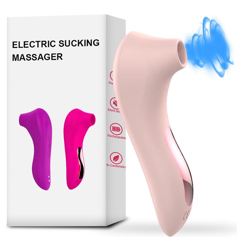 Mini-Saugbecher-Zauberstab-Vibrator für Frauen mit 10 Frequenzen für Vorspiel und Orgasmus