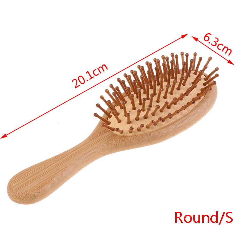 

1 шт. Расческа для волос женская массажная бамбуковая расческа антистатическая распутывающая уменьшающая выпадение волос инструменты для укладки