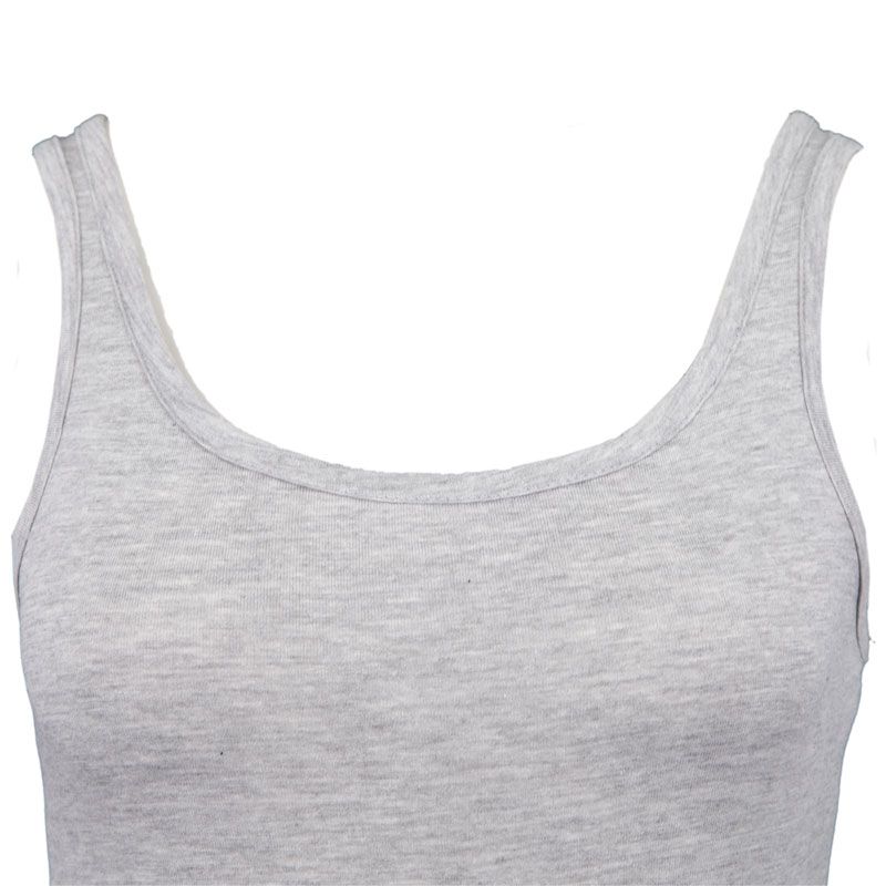 Débardeur ajusté en coton col rond Femme BILL TORNADE