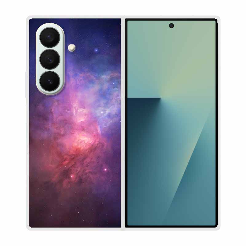 Coque For SAMSUNG Fold 7 5G Cases Animal Marble Clear Hard Phone Funda for Galaxy Z Fold7 5G Back Cover Zfold7 Transparent Shell