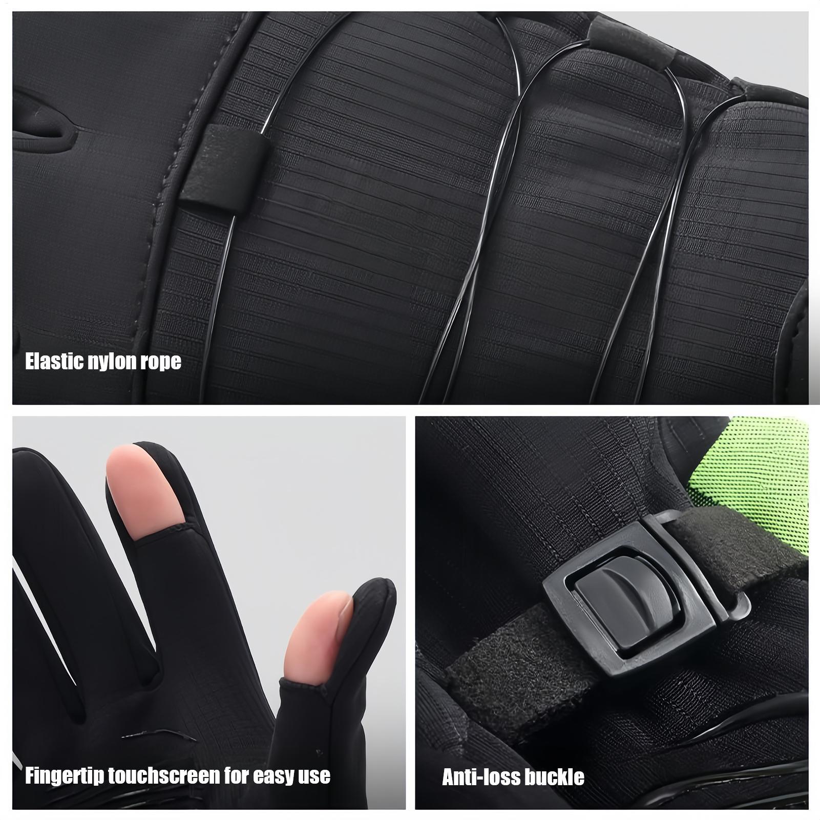 Motorcycle Winter Gloves Windproof Warm Mittens Windproof Waterproof Winter Gloves For Cold Weather Skiing Camping Motorcycle XL