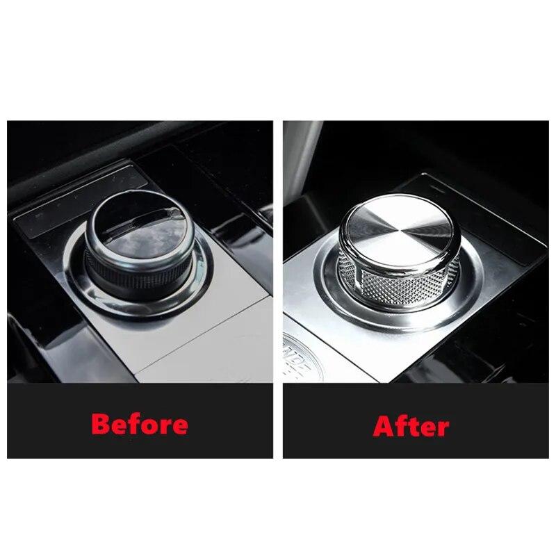 Zinklegering Växelvredshuvud Trim för Land Rover Discovery Sport Discovery 4 LR5 Range Rover Sport Evoque Vogue SV