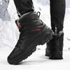 Men Waterproof Snow Boots Super Warm Winter Plush Shoes Men Sneakers Work Shoes Outdoor Male Hiking Boots Anti-slip Ankle Boots