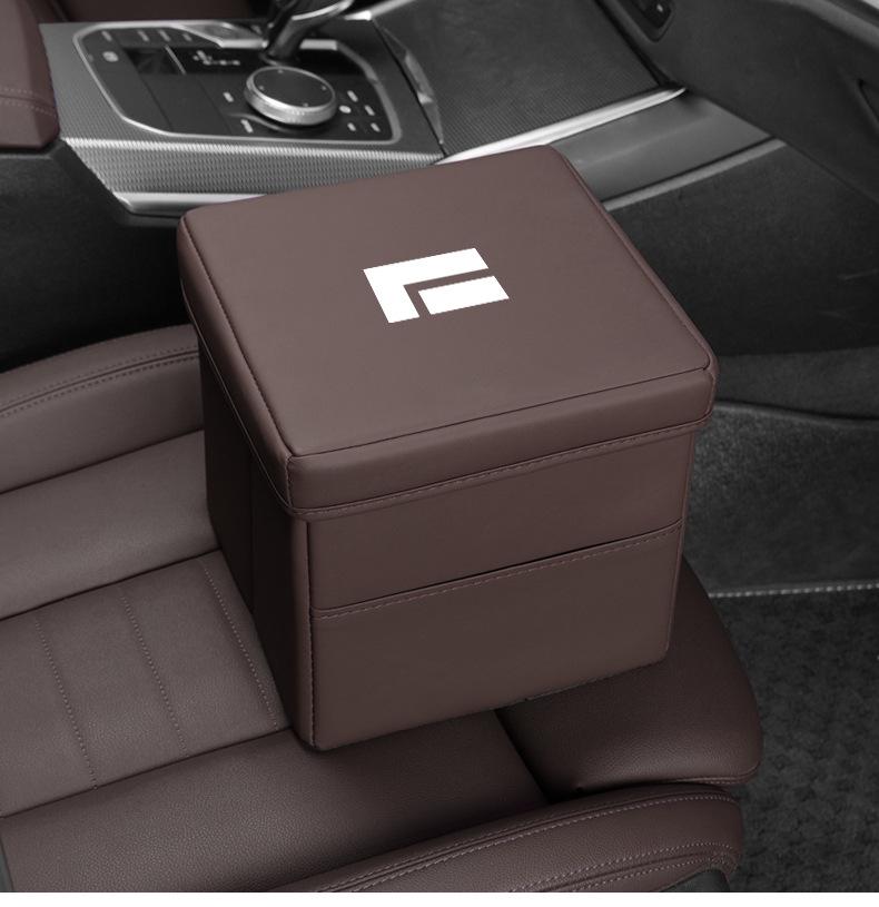 2024 Rox Jishi 01 Auto-Mülleimer: Faltbare Innenaufbewahrungsbox mit Deckel