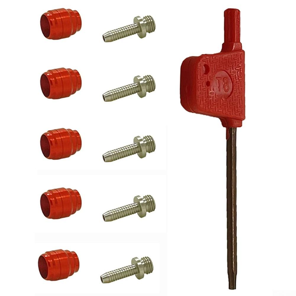 5Set Brake Oil Needle Olive Head For StealthamaJig Quick Loading Tubing For SRAN