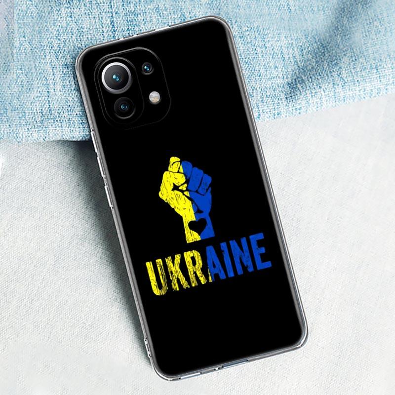 Ukraine Flagge Silikonhülle Für Xiaomi Mi 11 Note 10 10T 9 9T 12 Pro Lite Poco X3 F3 M3 Klare Hülle Redmi 9 9A 9C 10 Hülle Ukraine