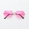 Vintage Gradient Heart Shaped Sun Glasses Alloy Frame For Ladies For Gents Glasses Designer Stylish Eye Glasses UV400 Shades Safety Glasses