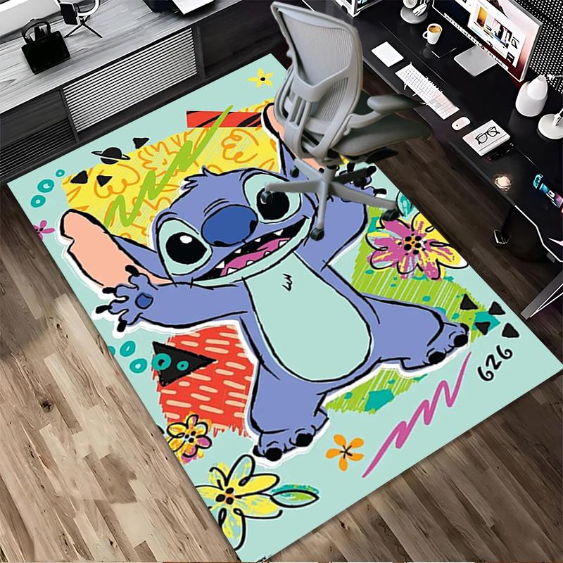 Stitch Adventure Living Room Nonslip Area Rug Soft Carpet For Bedroom Game Playroom Sofa Office Home Decor Doormat Christmas Gift C922442