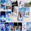 Frozen Olaf Elsa Anna Transparent Phone Case for Motorola Moto G40 G04 G05 One Ace Action  Fusion + Plus Hyper Macro Vision Zoom