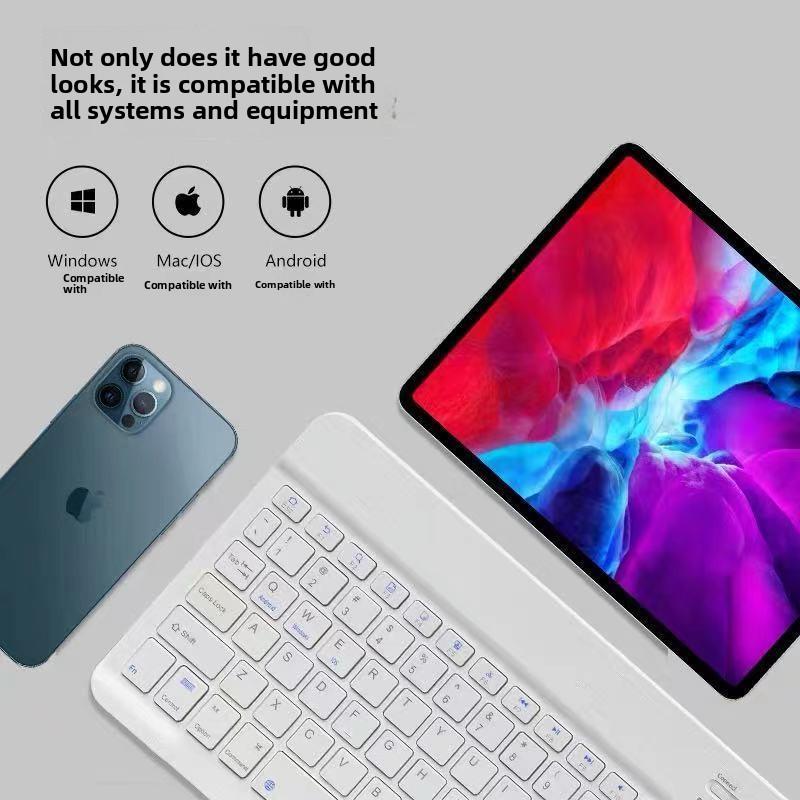 Bluetooth  Keyboard Mouse Set Compatible with Tablet Phone High Aesthetic Wireless Magic Control Rechargeable Silent