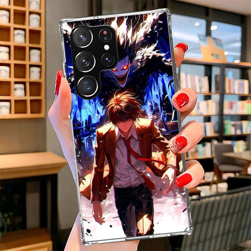 N-Note D-Death Anime Ryuk Phone Case For Samsung Galaxy S26 S25 Edge S24 Ultra S23 S22 Plus S21 S20 FE Soft Fundas Shell Galaxy