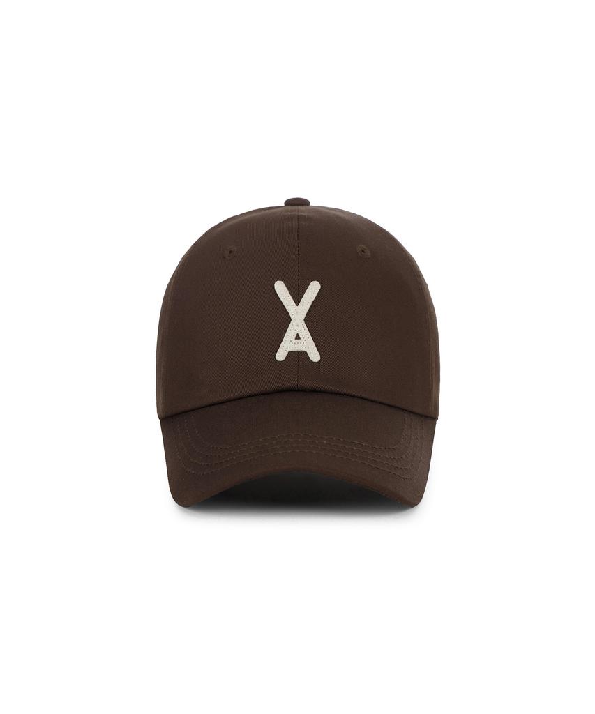 Bajal Va Applique Oversized Ball Cap Brown