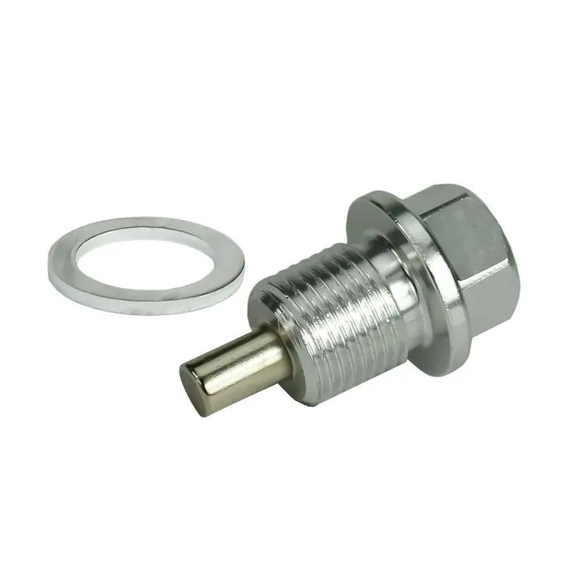 M14*1.5 Aluminum Neo Chrome Magnetic Oil Drain Plug Oil Drain Bolt Oil Sump Drain Plug Nut
