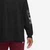 Nike Logo Print Crew Neck Long Sleeve Pullover Sweatshirt Men Tops Black FD1312-010