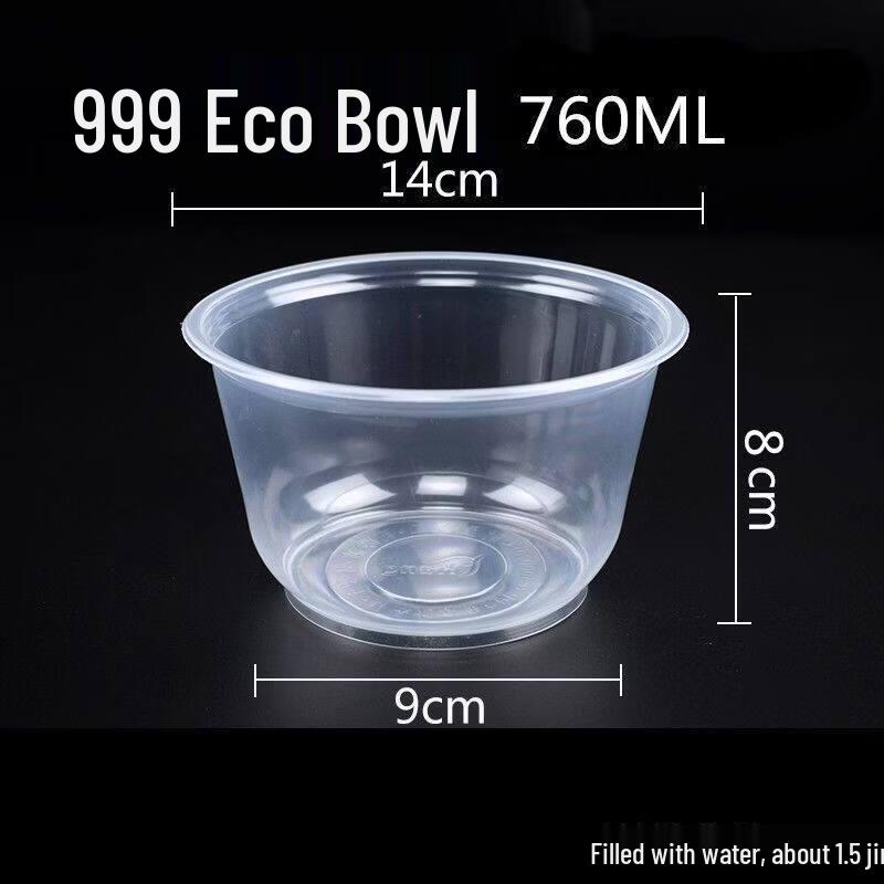 Disposable Transparent Plastic Bowls