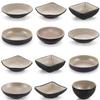 Japanese Melamine Hot Pot Sauce Dish with Two or Three Compartments for Seasoning and Snacks