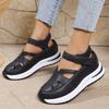 Summer Women Wedge Sandals Lightweight Platform Gladiator Sandals for Woman Cover Toe Casual Beach White Black Sandales Femmes