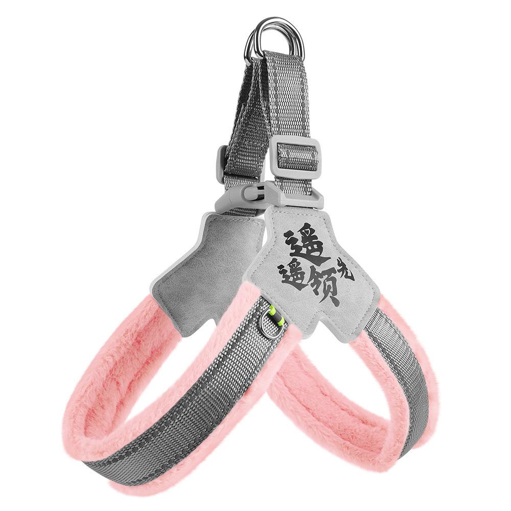 Puppy Chest Harness Saddle Pet Chest Harness Breathable Reflective Dog Leash Set Small & Medium Dog Traveling Products