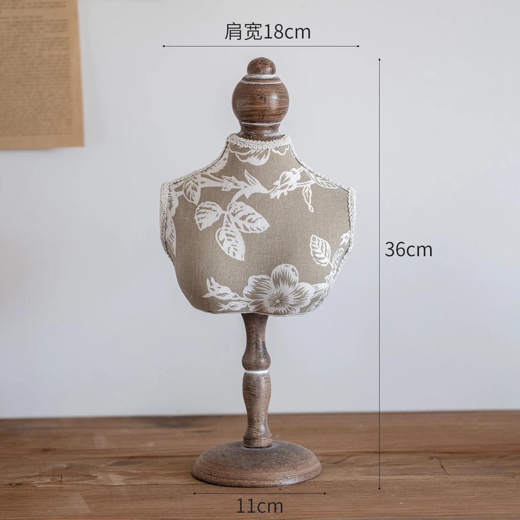 Necklace Display Stand Jewelry Earing Ring Display Chain Bust Stand Scarf Holder Mannequin Model Ornament Bedroom Decoration