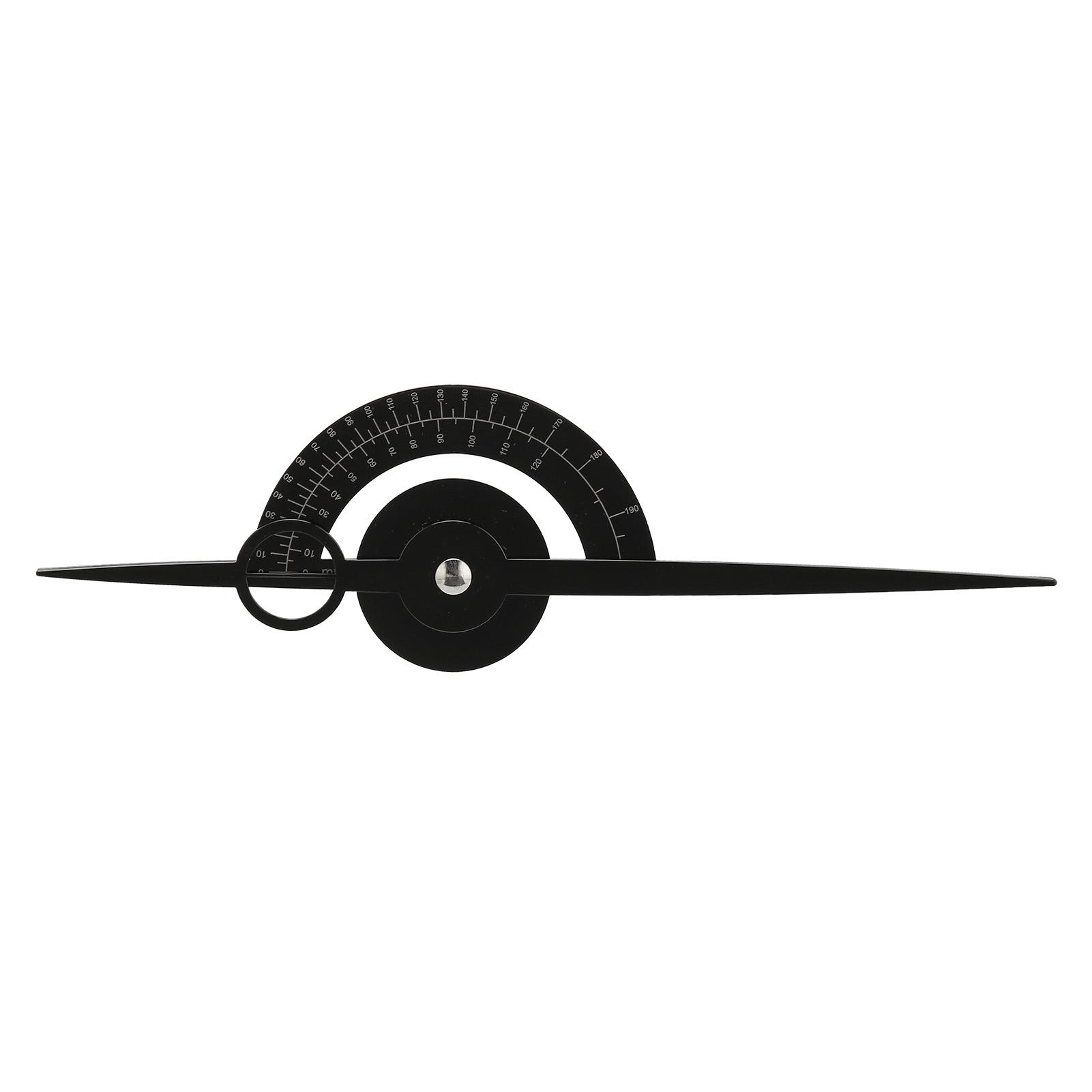 

Инструмент для рисования татуировки, трехточечное позиционирование, руководство по татуировке, линейка для измерения баланса(черный ) чёрный