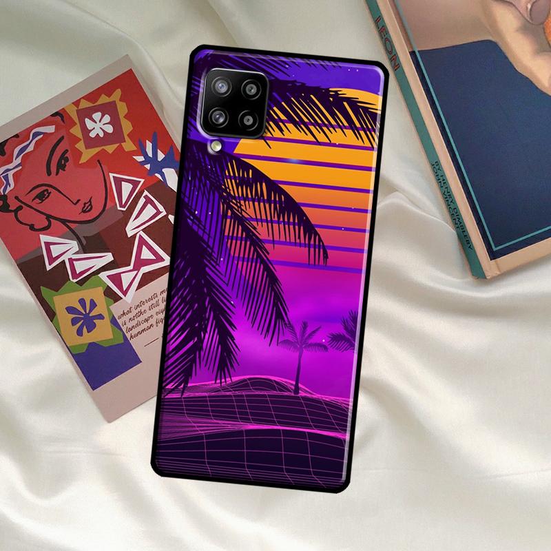 Synthwave Retro 80er Neon Hülle Für Samsung Galaxy A52 A32 A12 A33 A06 A16 A26 A36 A56 A15 A53 A13 A34 A54 A14 A35 A55